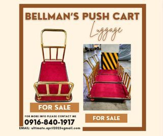 PUSH-CART BELLMAN LUGGAGE - Brand New and Good Quality
