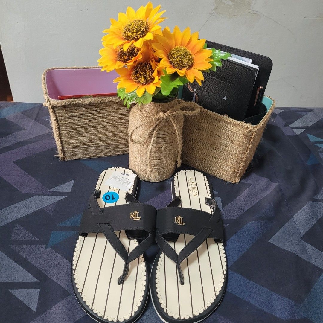 Ralph lauren slippers women discount