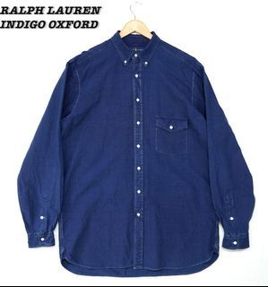 RL Oxford Indigo blue L/S button down shirt