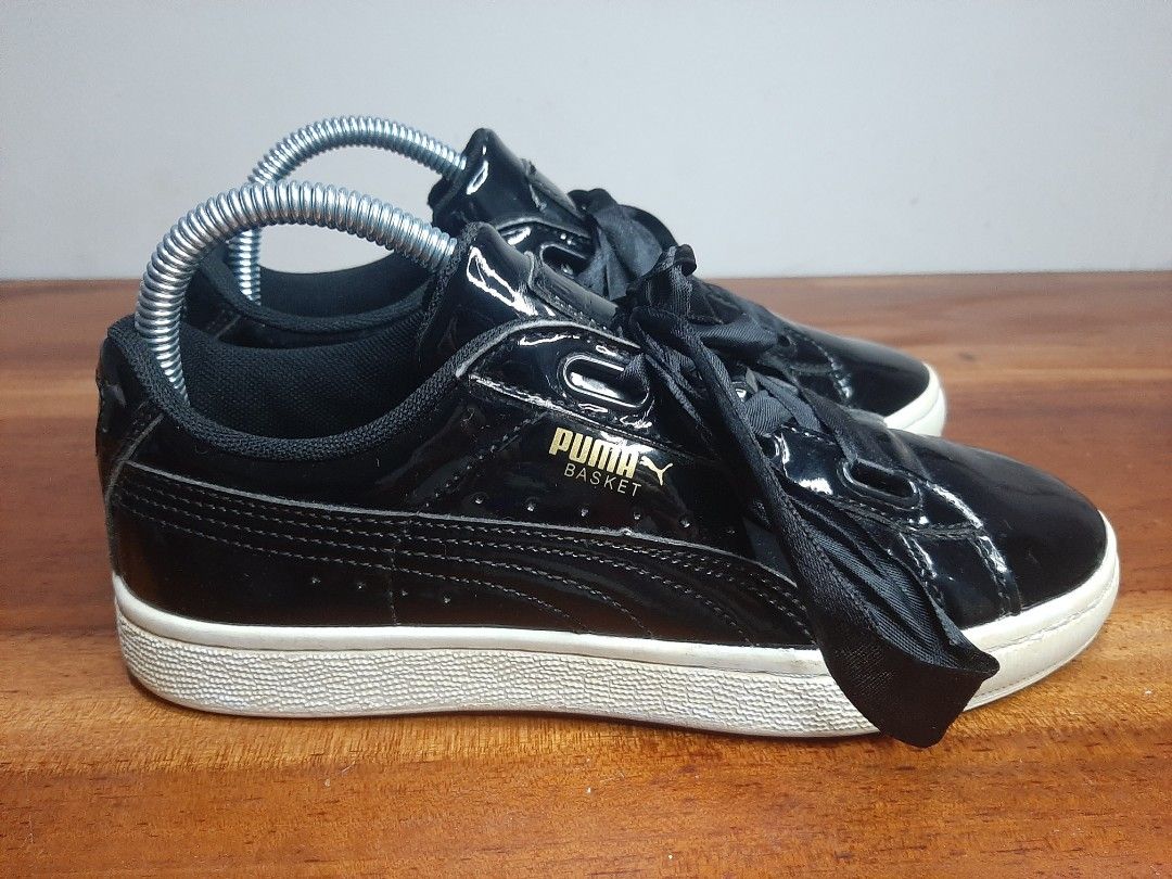 Puma heart patent noir 38 clearance