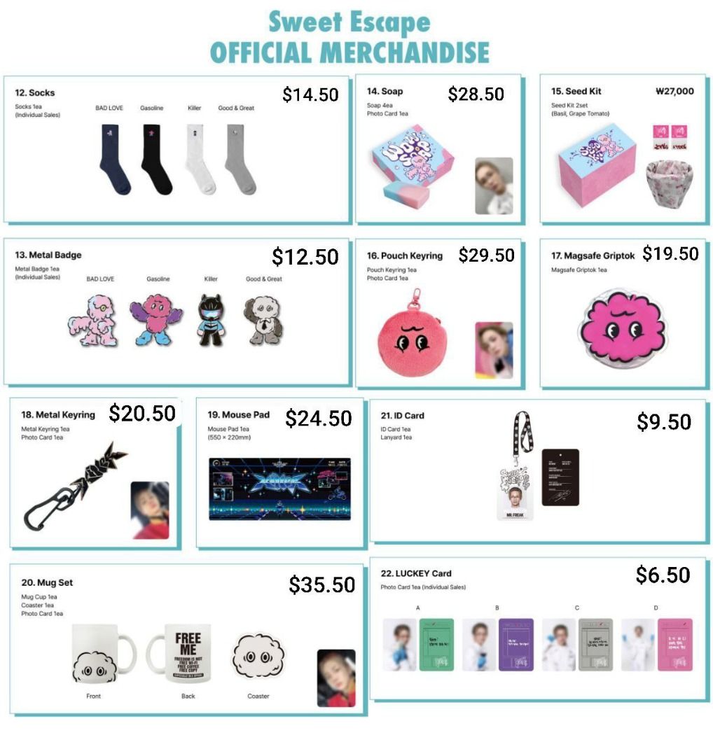 SG PO] SHINEE KEY [MR. FREAK'S LAB: SWEET ESCAPE] MD (ONLINE