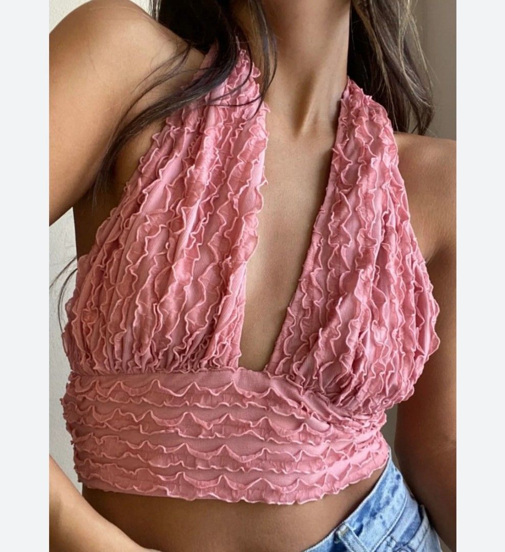 Shein Sexy Crop Top S, Women's Fashion, Tops, Other Tops on Carousell