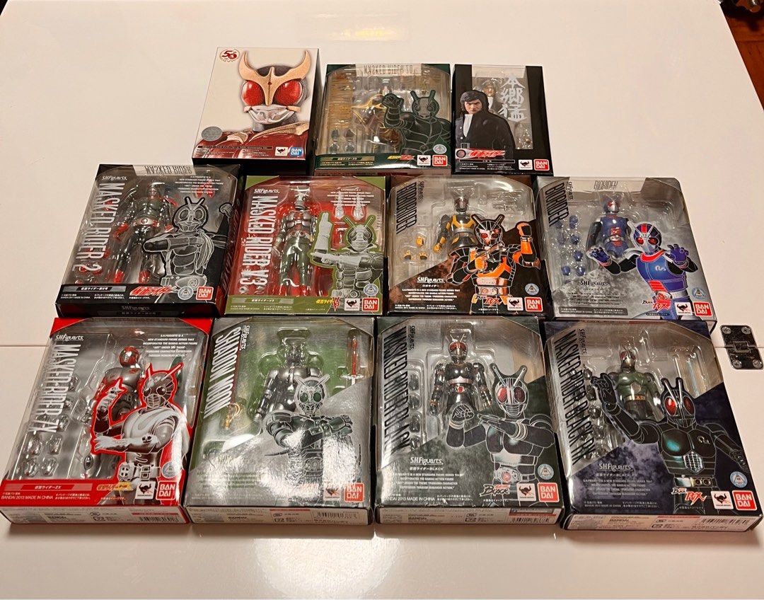 不散買）SHF 幪面超人本鄉猛1號2號V3 怪金鋼X 亞瑪遜強者飛天