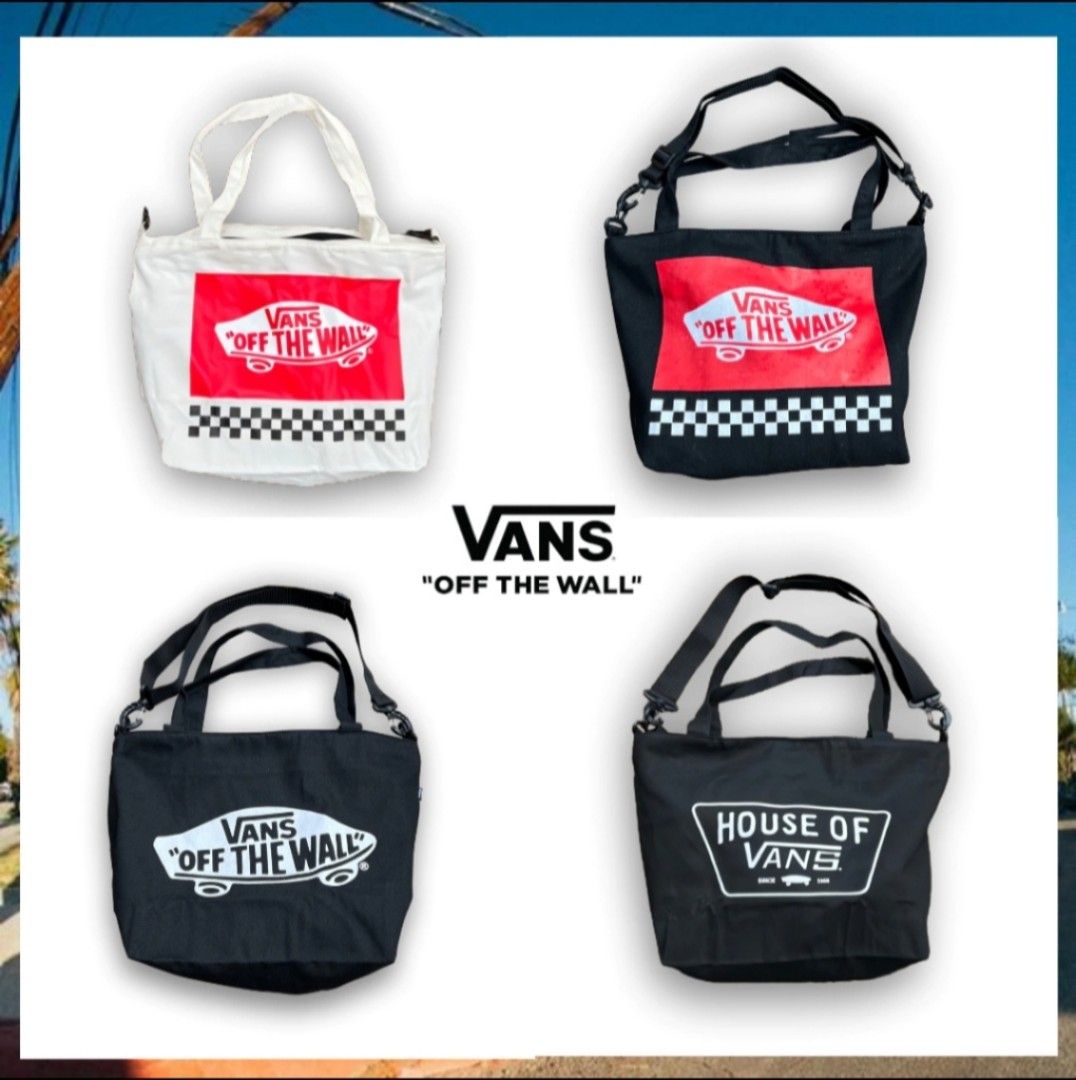 Sling bag tote bag Vans way apendix japan checkerboard