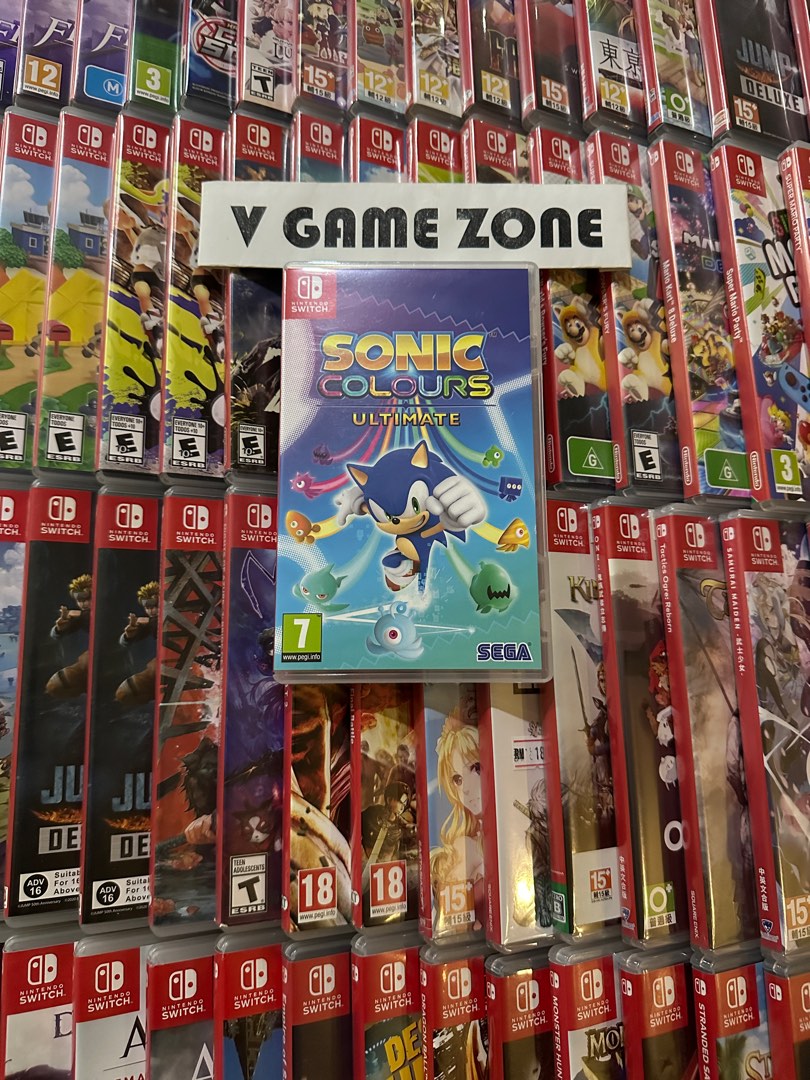 Sonic Colours Ultimate Colors - Nintendo Switch Used Games - Physical Game  Card, Video Gaming, Video Games, Nintendo on Carousell