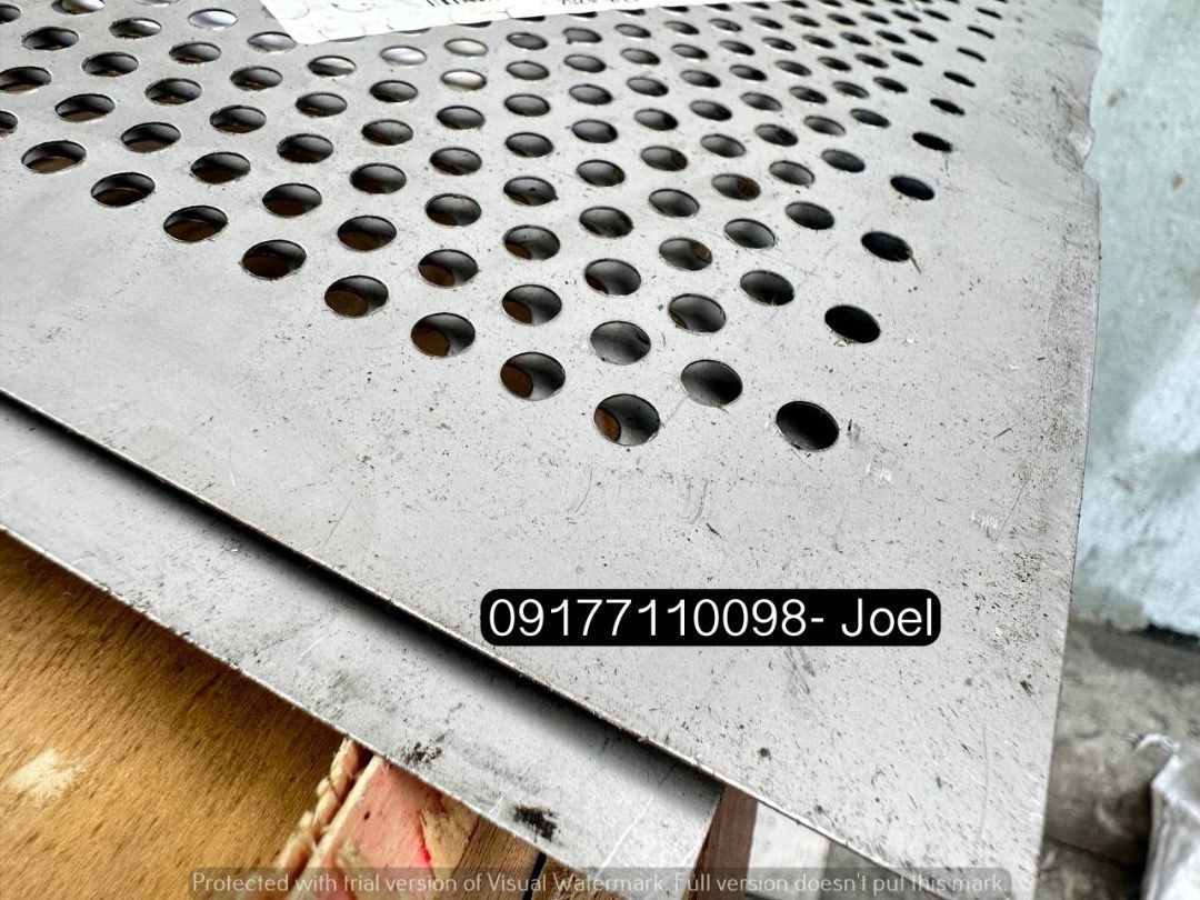 Stainless perforated sheet hole (Category: Construction & Building Materials) located in Manila. Submitted by joeyroque09 (Listing ID 1294161917, Image 2). Description: Stainless perforated sheet hole Specs: 202 0.6mm x 6mm hole .