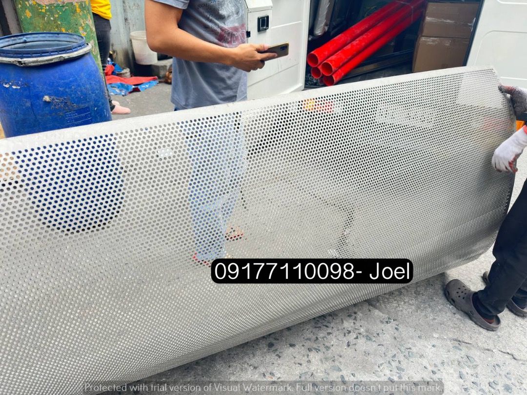 Stainless perforated sheet hole (Category: Construction & Building Materials) located in Manila. Submitted by joeyroque09 (Listing ID 1294161917, Image 1). Description: Stainless perforated sheet hole Specs: 202 0.6mm x 6mm hole .