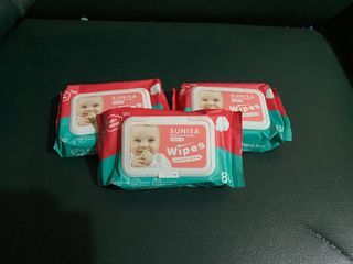SUNISA Baby Wipes Soft Wipes for Hands and Mouth