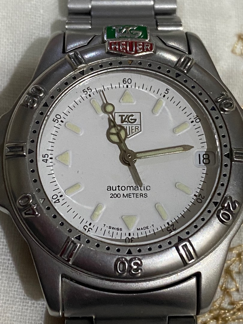 Cadran De Montre TAG Heuer 200 Meters - Pièce D’occasion Pour Collection Ou Remplacement