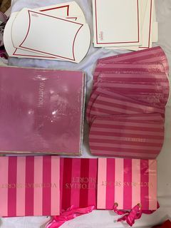(TAKE ALL) COACH AND VICTORIA’s SECRET GIFT BAGS/POUCH/BOXES