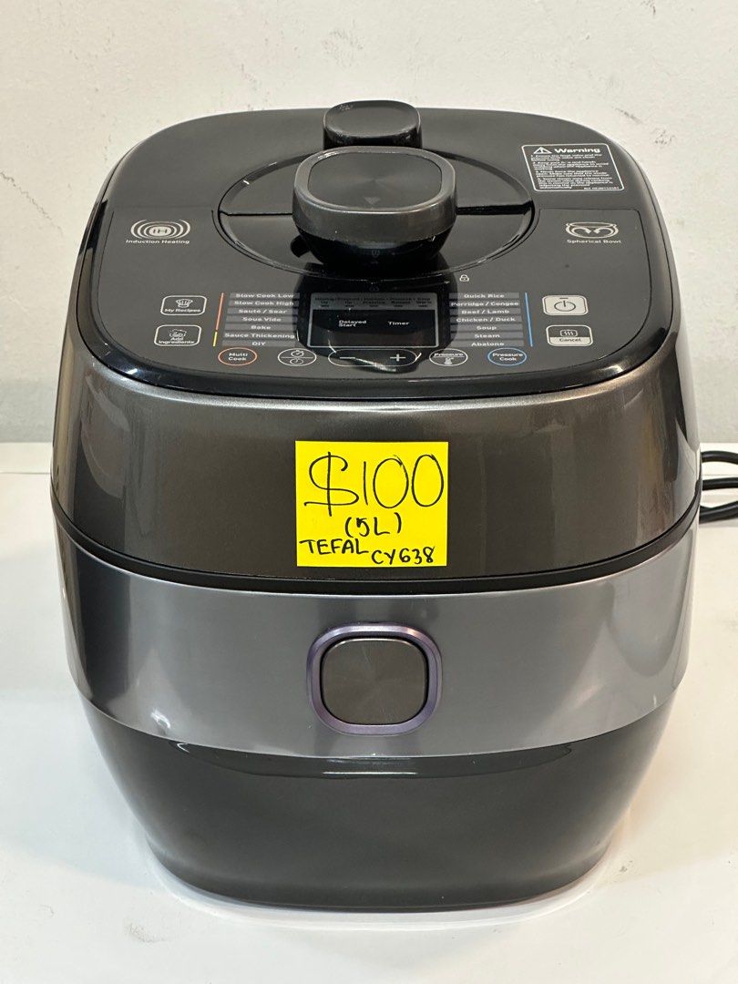 Tefal CY638 5L Home Chef Smart Pro IH Multicooker Condition 8/10