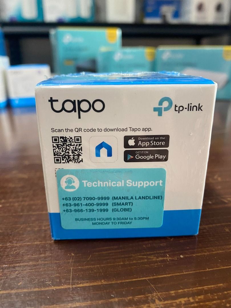TP-Link Tapo P100 (1-pack) Mini Smart Wi-Fi Socket (Category: Electrical, Adaptors & Sockets) located in Pasig City. Submitted by technofuseofficial (Listing ID 1294165496, Image 3). Description: TP-Link Tapo P100 (1-pack) Mini Smart Wi-Fi Socket Wireless Type: 2.4 GHz Power Requirements: AC 100-240V~50/60 Hz 10 A Maximum Load: 1200 W, 10 A Remote Control – Instantly turn connected devices on/off wherever you are through the Tapo app Schedule – P