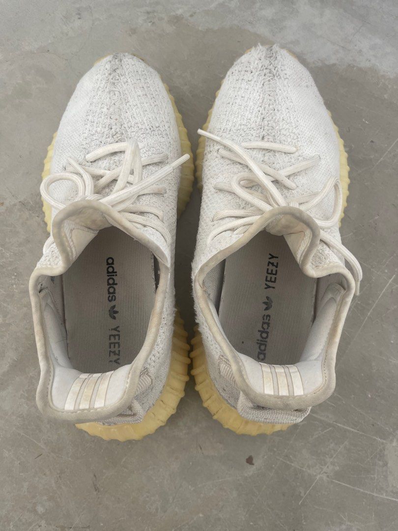 Used cream Yeezy US 7 Women s Fashion Footwear Sneakers on Carousell