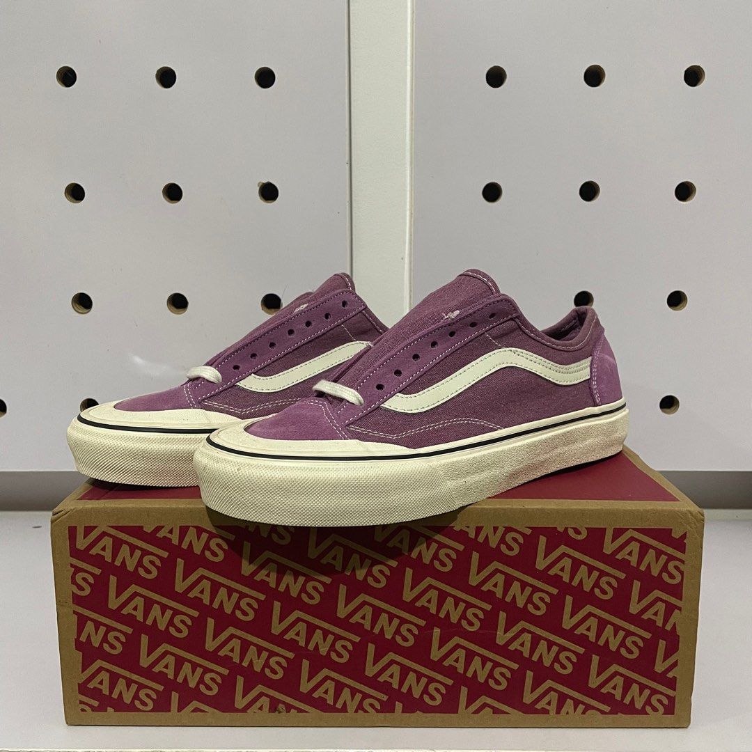 VANS★STYLE 36 DECON SF SALT WASH★MELLOW MAUVE/MARSHMALLOW Vans Style 36 Decon SF Salt Wash Marshmallow SZ 4.5 | eBay