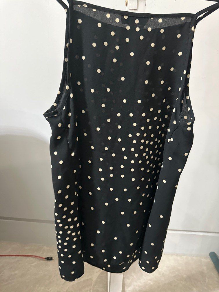Warehouse Polka Dot Top UK6
