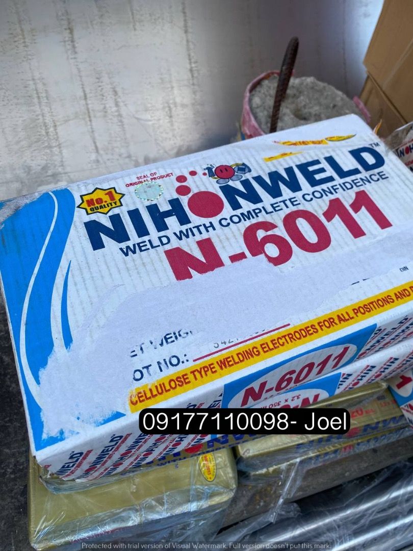 WELDING ROD N6011 (Category: Construction Tools & Equipment) located in Manila. Submitted by joeyroque09 (Listing ID 1294118369, Image 2). Description: WELDING ROD N6011 Specs: 3.2mm.