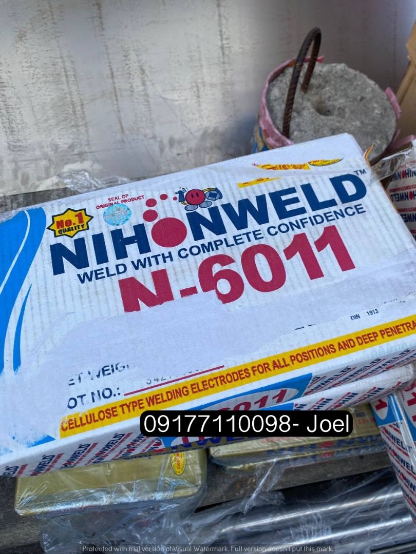 WELDING ROD N6011 (Category: Construction Tools & Equipment) located in Manila. Submitted by joeyroque09 (Listing ID 1294118369, Image 1). Description: WELDING ROD N6011 Specs: 3.2mm.