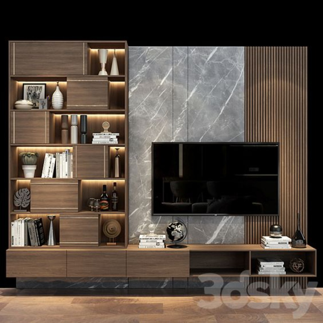 WPC WALL PANEL AND PVC MARBLE FOR TV CABINET WITH BEST THICKNESS ...