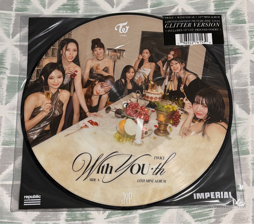 WTS TWICE With You-th Glitter Version Vinyl LP