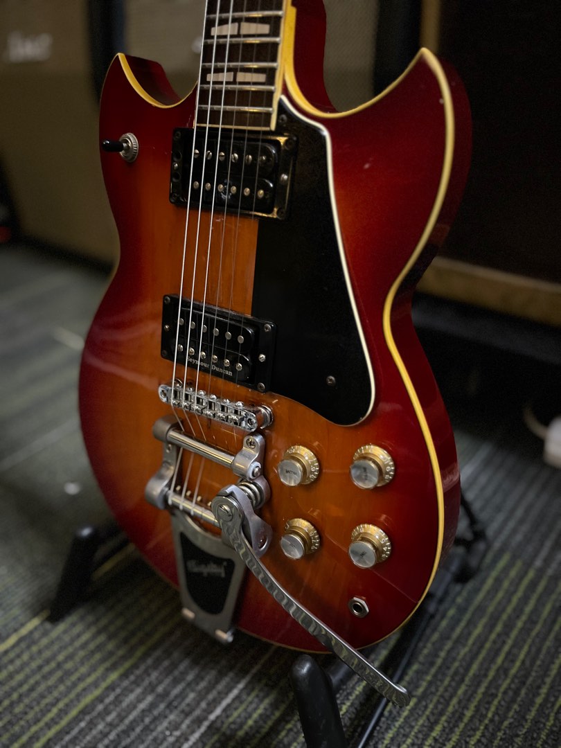 YAMAHA SG-600 ワンオフ Bigsby 3PUs. 特製ピックガード YAMAHA SG-600 ワンオフ Bigsby 3PUs. 特製ピックガード Yahoo