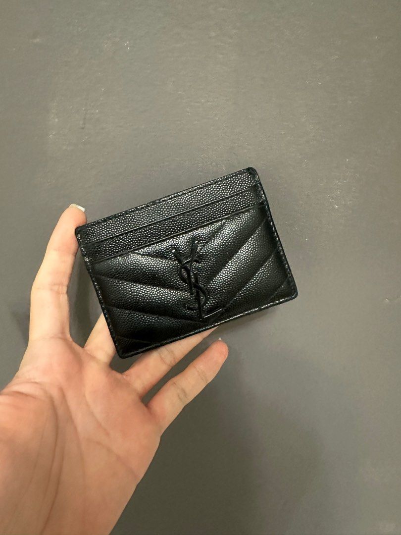 ysl cardholder Women s Fashion Bags Wallets Wallets Card Holders on Carousell