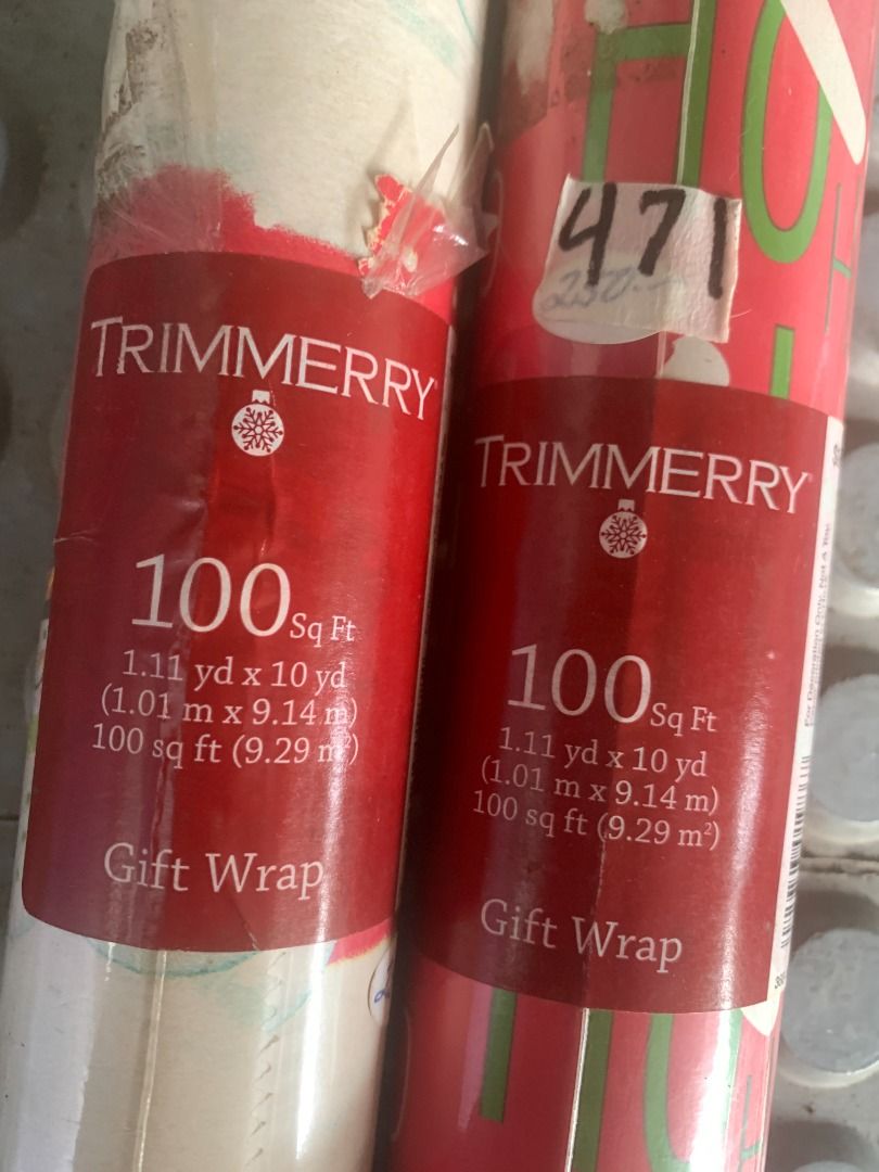 [00] two rolls christmas gift wrapper (Category: Craft Supplies & Tools) located in Marikina City. Submitted by theflos (Listing ID 1294393310, Image 3). Description: .