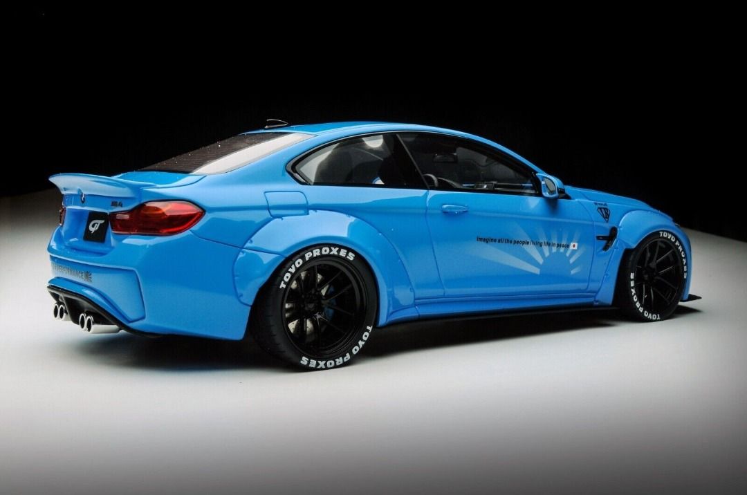MINI GT ミニGT LBWK BMW M4 BABY BLUE MINI GT ミニGT LBWK BMW M4