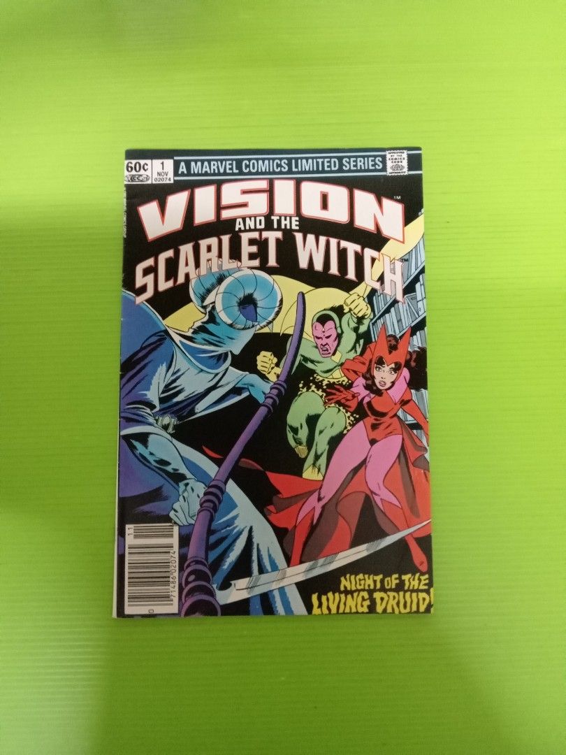 1st solo ! The Vision And The Scarlet Witch #1 ( Rick Leonardi - Cover ...