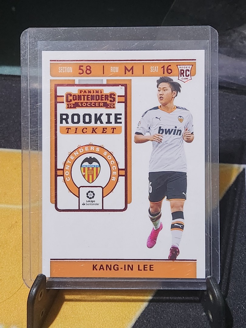 2019-20 Panini Chronicles Contenders Soccer Kang-In Lee RC Rookie 