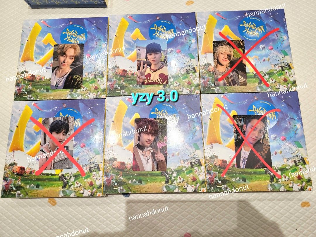 Seventeen mini11 Heaven 一直娛yzy1.0 yzy 3.0 yzy 4.0 yzy 5.0
