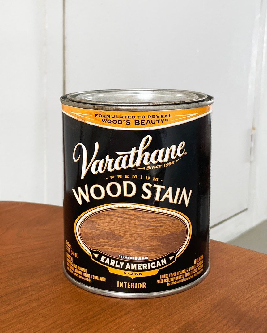 946ml Varathane Premium Wood Stain in Early American, Hobbies & Toys