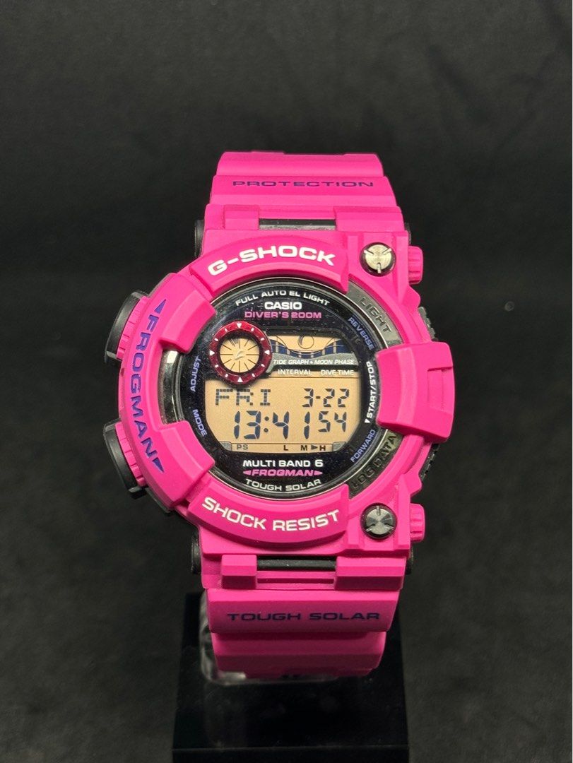 中古 CASIO G-SHOCK FROGMAN W.C.C.S. 90s Casio G-Shock DW-9600WC WCCS Frogman Made in Japan Jelly
