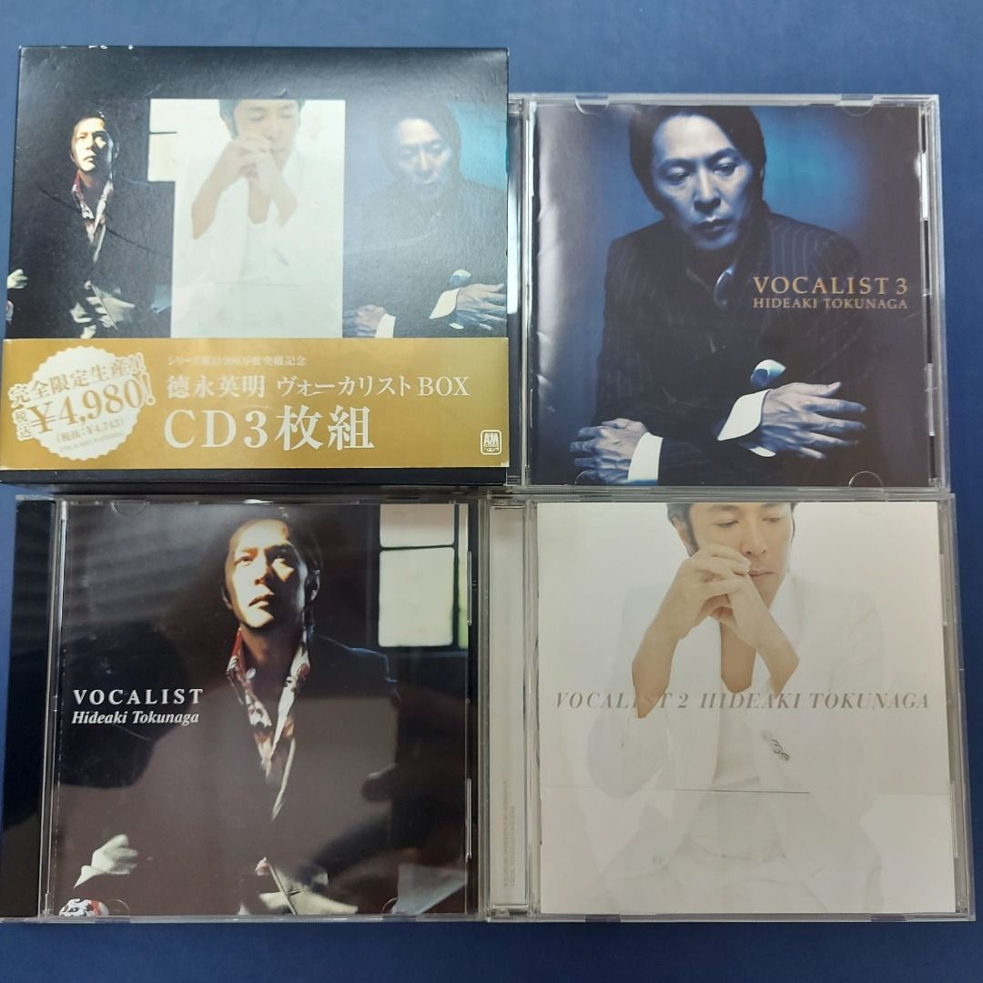 德永英明hideaki tokunaga - VOCALiST box 精選CD3枚組(08年日本限定版 