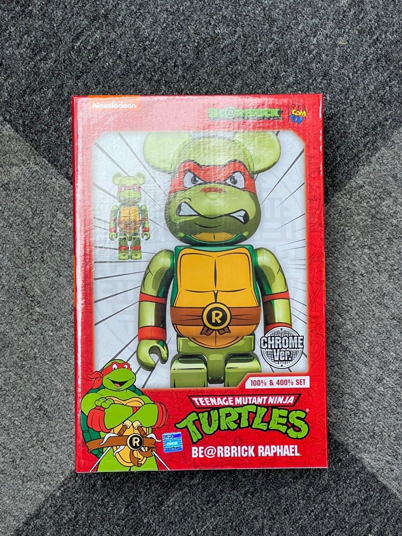 現貨In-Stock) BE@RBRICK Teenage Mutant Ninja Turtles Raphael 