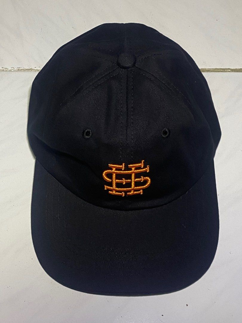 黑色See See Nautica baseball cap 帽hat seesee sese, 男裝, 手錶及