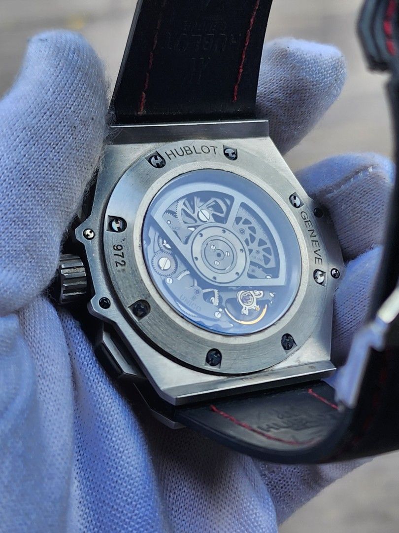 world cheapest Hublot King Power Unico Chronograph Titanium Skeleton 48mm Watch 701. .0170.RX Luxury Watches on Carousell