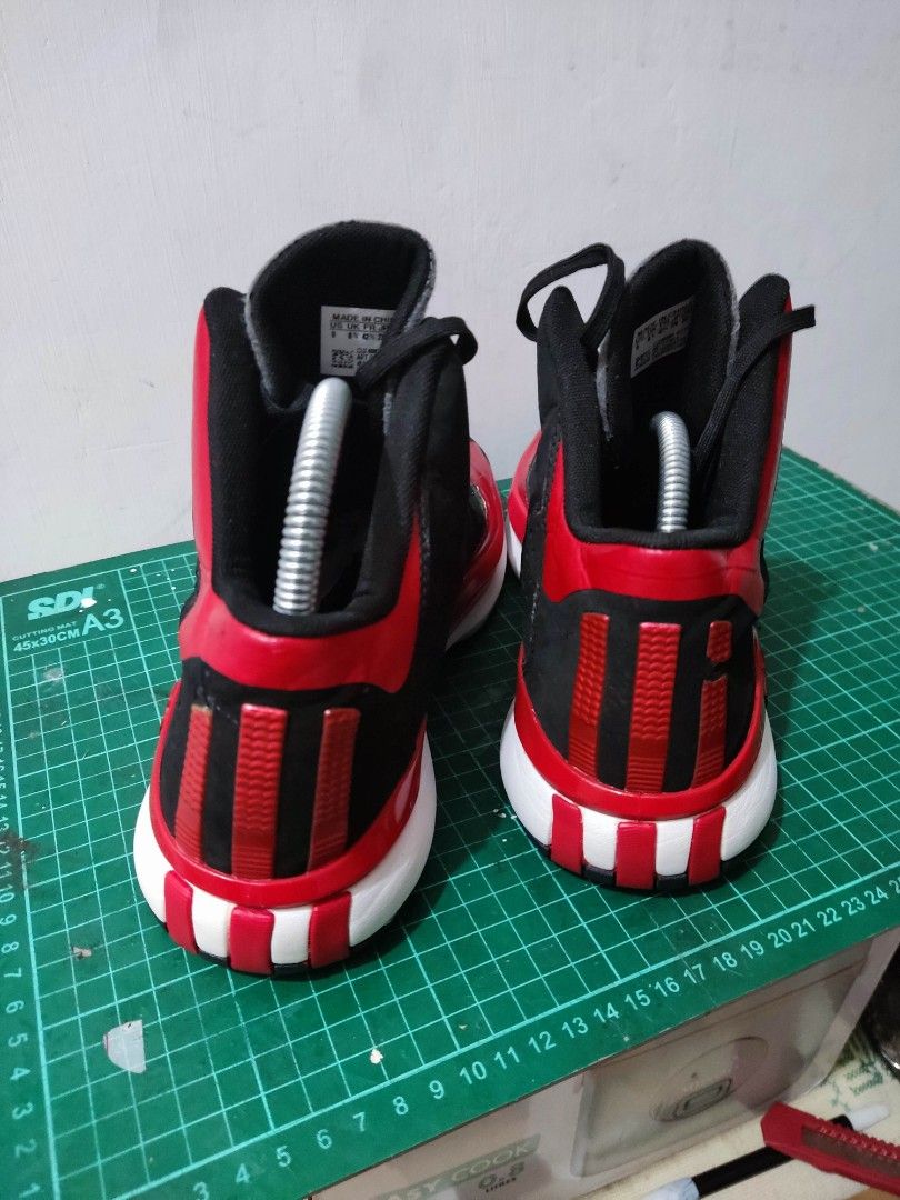 adidas derrick rose 773 sprint frame basketball sepatu tinggi merah