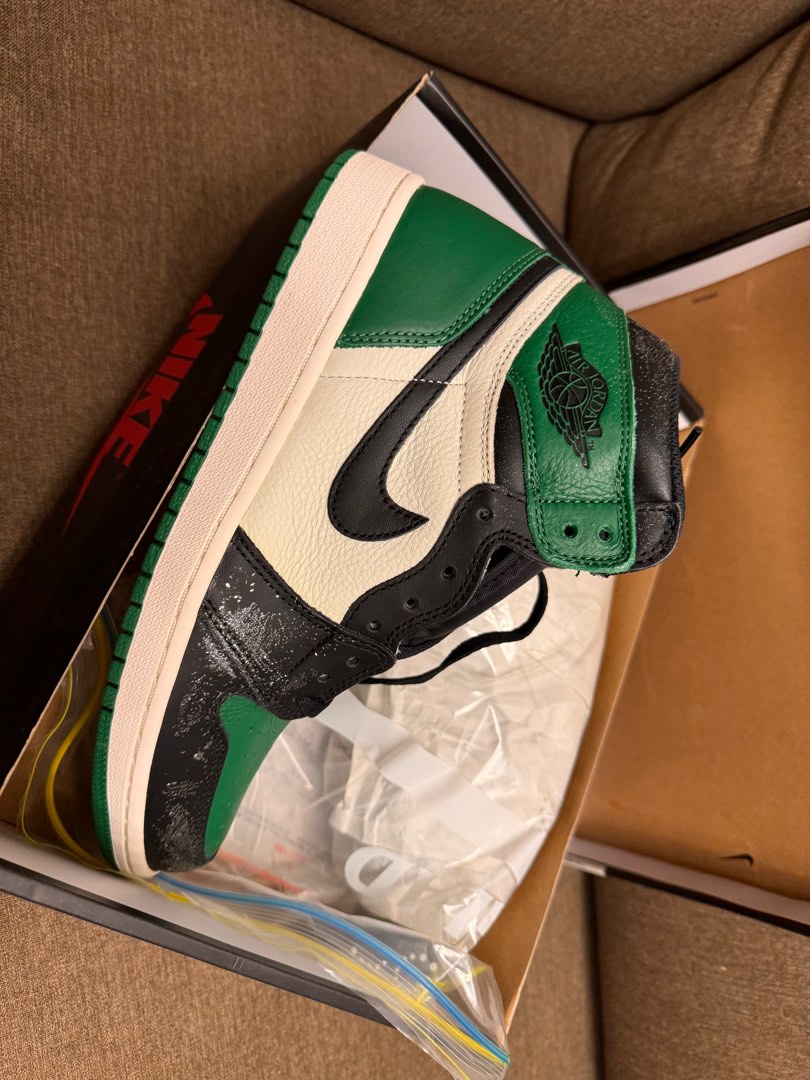 jordan retro one pine green