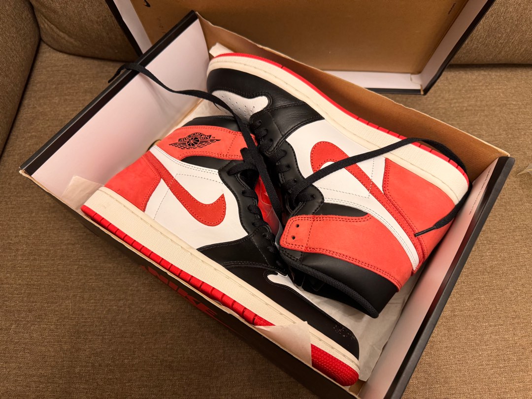 Air Jordan 1 Retro High OG Track Red US 10 Carousell