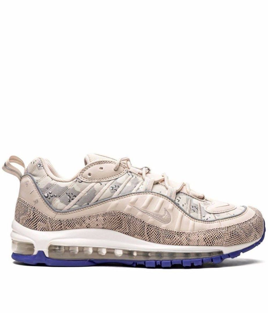 Authentic Nike Air Max 98 printed leather and mesh sneakers