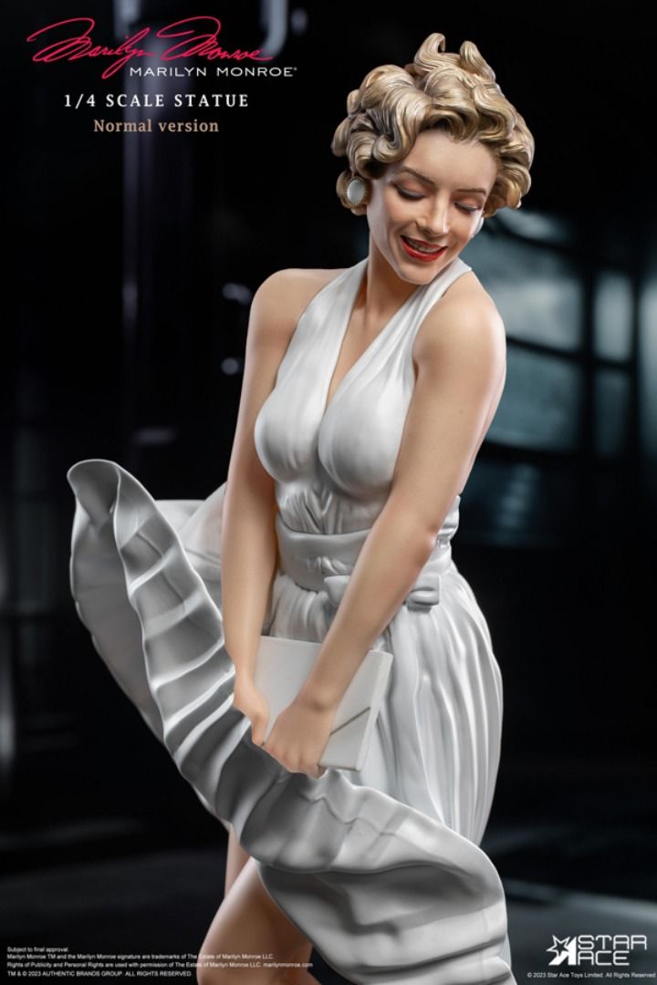 Figurine Marilyn Monroe 1/8 Par Vroom - Collection Cinéma - Résine - Fabriquée En France