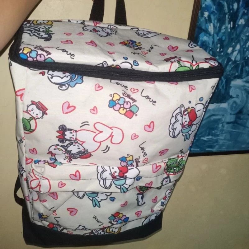 Authentic Disney Tsum tsum japanese backpack bag (Category: Backpacks) located in Zamboanga. Submitted by lcomprendio26013 (Listing ID 1294373563, Image 2). Description: 👁PLEASE READ THE DESCRIPTION BEFORE YOU CHAT ME👍 AUTHENTIC Brand: Disney size: 16" x 12" Goodas new As is/WYSIWYG 📢pay today,ship out tomorrow.... 📢All picture posted are actual item that will you get 📢For more information and availability please message me note: the real co