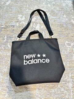 AUTHENTIC NEW BALANCE 2 WAY BLACK SMALL CROSSBODY SLING tote bag with etiketa