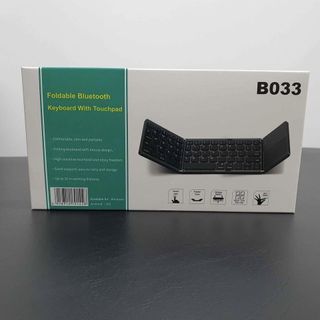 B033 foldable bluetooth keyboard with touchpad