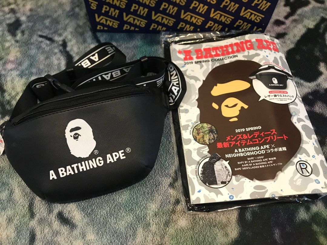 Bathing ape magazine waistbag