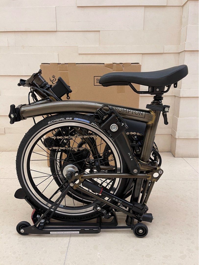 BNIB Brompton Black Lacquer Black Edition 6 Speed High Bar Sports Equipment Bicycles Parts Bicycles on Carousell