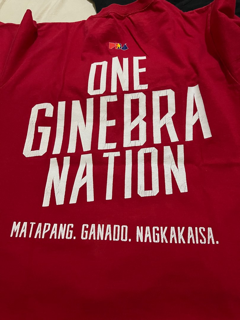 BRGY GINEBRA SAN MIGUEL 2020 PBA PHILIPPINE CUP CHAMPIONSHIP T SHIRT Men s Fashion Tops Sets Tshirts Polo Shirts on Carousell