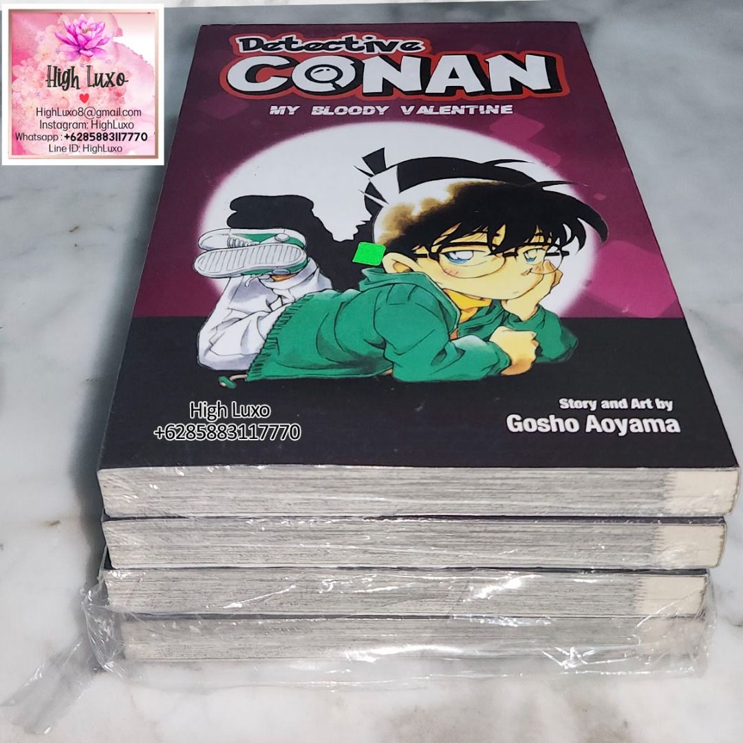 Buku Komik Detective Conan My Bloody Valentine Comic English Book