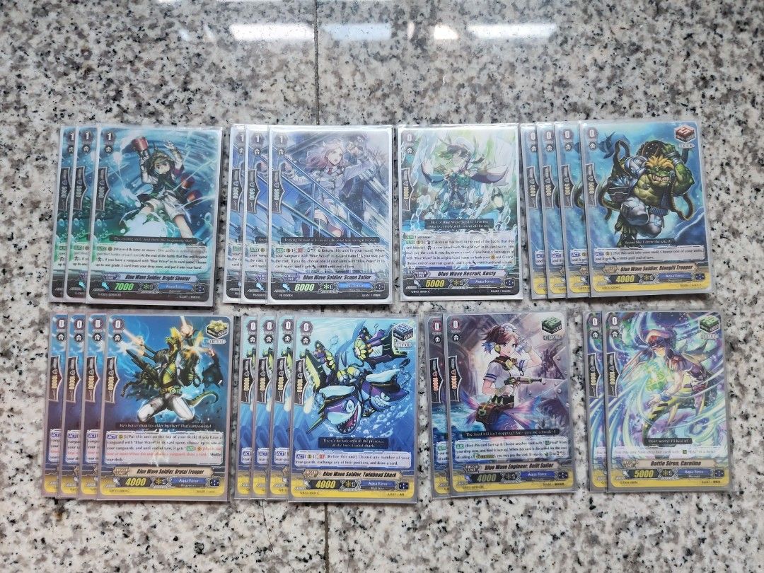 Decks Cartes Cardfight!! Vanguard - Set Butterfly D'moonlight, 253 Cartes, Occasion