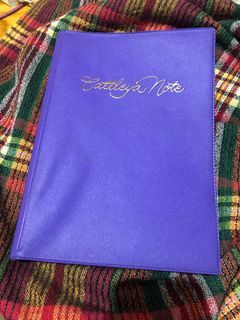 Cattleya Binder Notebook (Purple Cover)